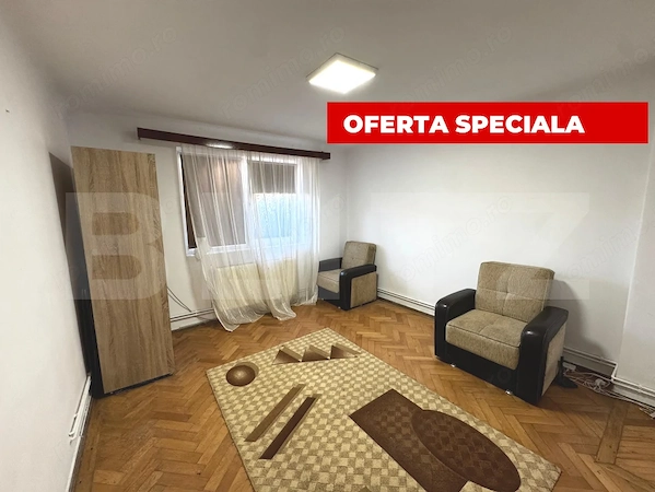 Apartament in bloc tip vila, parter, 50 mp, mobilat utilat - Sacele — fotografia 1