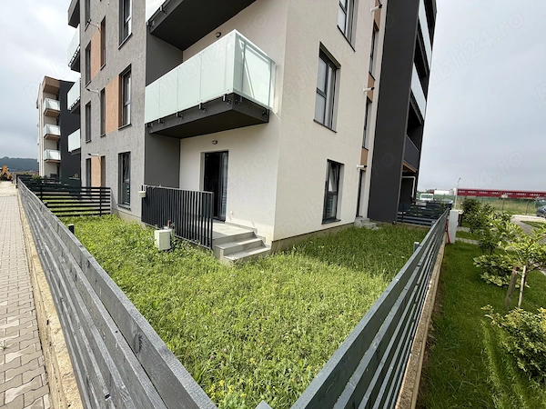 Apartament 2 camere grădină 55mp parcare mobilat utilat Ghimbav-Cristian — fotografia 3