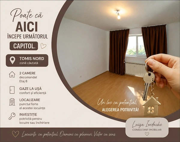Apartament 2 camere decomandate Tomis Nord- Ciresica — fotografia 1