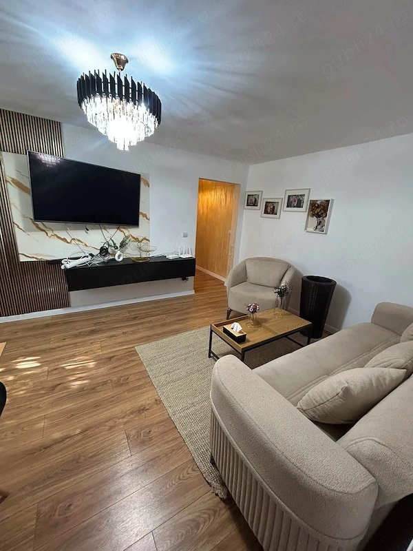 De vanzare apartament cu 3 camere, lux, etajul2, renovat complet, mobilat — fotografia 3