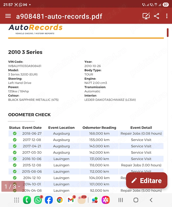 BMW 3 Series 2010 — imagine 5