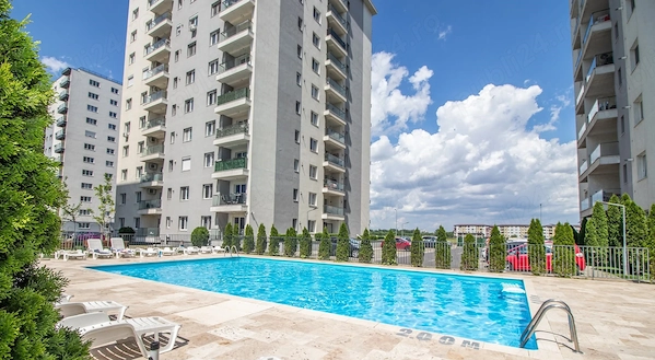 Apartament 2 camere | Comision 0% | Piscină Privată | Parcare Inclusă | Mobilat Utilat — fotografia 3
