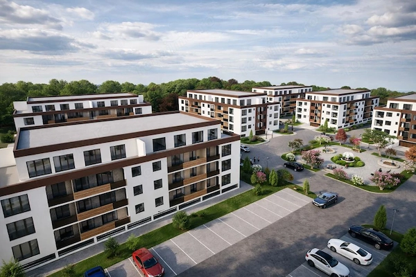 Apartament 2 camere decomandate la cheie cartierul Florilor Sibiu — fotografia 1