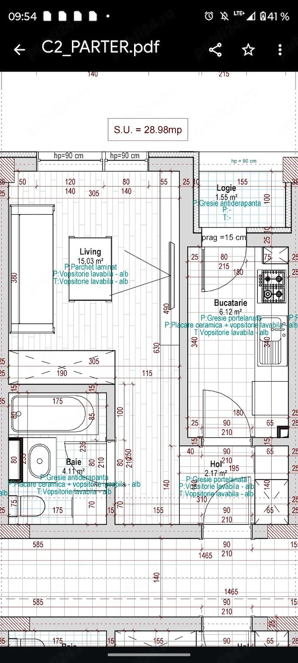 Proprietar | Garsonieră LUX Parter | Încălzire Pardoseală + AC + PARCARE | Chiajna — fotografia 3