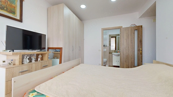 Vânzare apartament 2 camere Ghimbav, mobilat, utilat complet, loc parcare inclus — fotografia 1