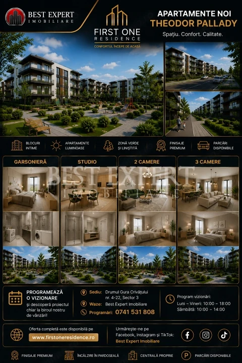 Garsoniera cu Grădină Proprie | Oază de Liniște în Pallady | 500 mt STB — fotografia 1