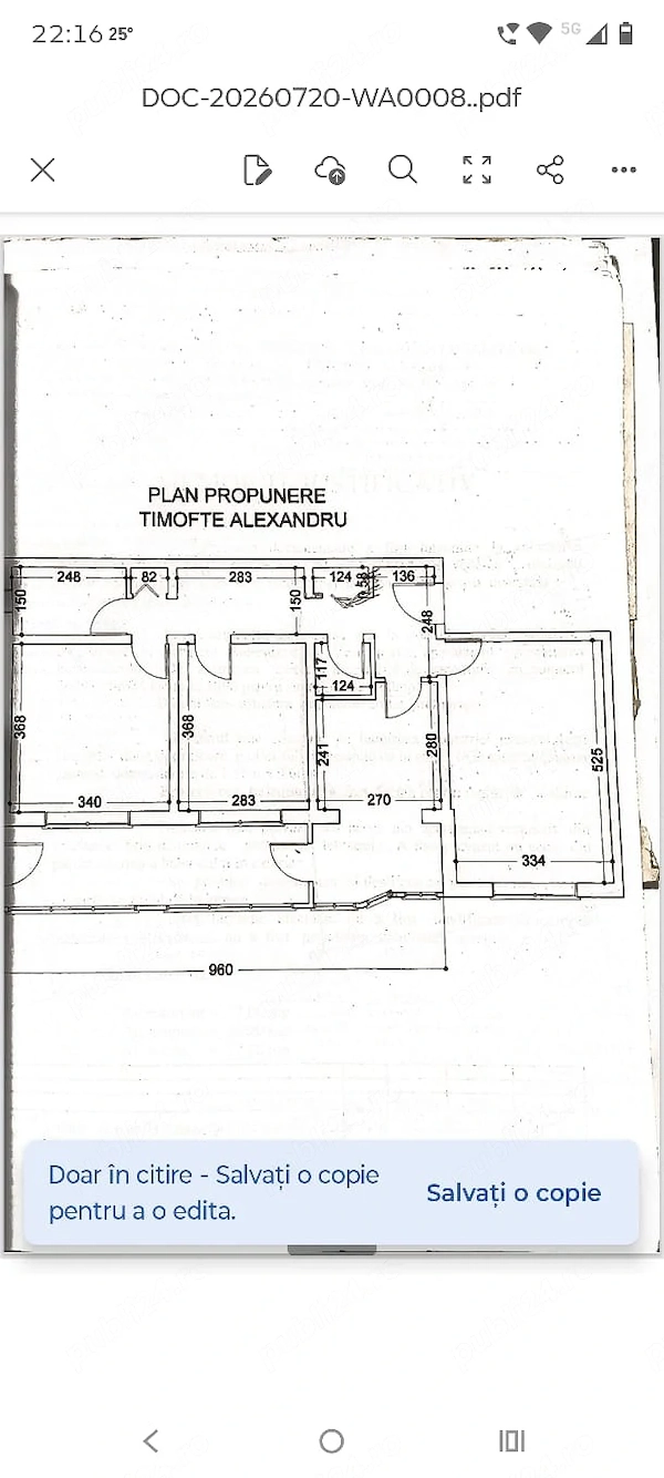 Apartament 3 camere parter cu balcon IREG pregatit de renovare — fotografia 1
