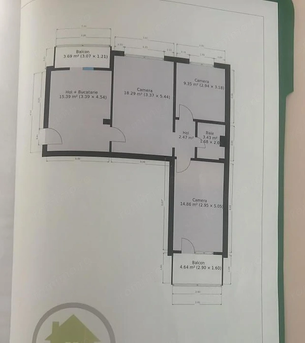 Apartament 3 camere | Circumvalatiunii | Mobilat | Comision 0% | Oferta speciala — fotografia 3