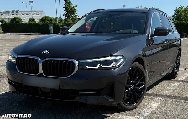 BMW Seria 5 Touring, 520d, 190 CP, Full Piele, Perlată, Unic proprietar