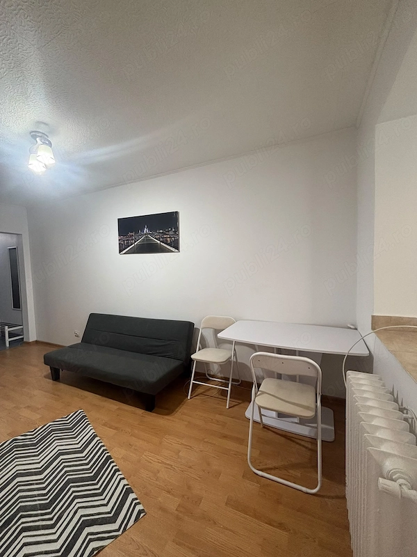 Apartament 1 cameră, Tătărași - Flora, centrală termică, aer condiționat — fotografia 3