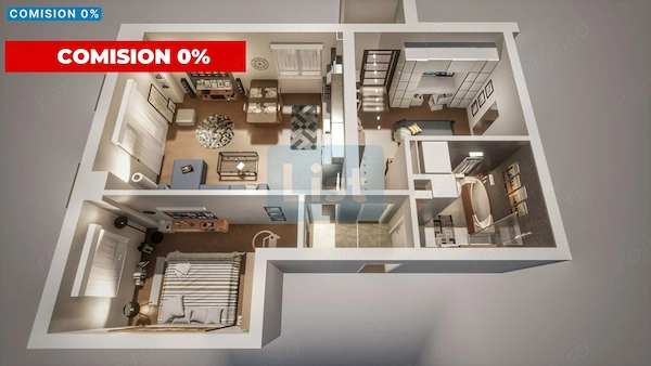 Comision 0%! Apartament cu 3 camere, 63mp utili!!! — fotografia 1