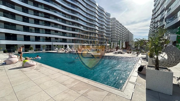2 camere Mamaia Nord Casa del Mar 70mp, terasa 17mp vedere la mare și lac — fotografia 3