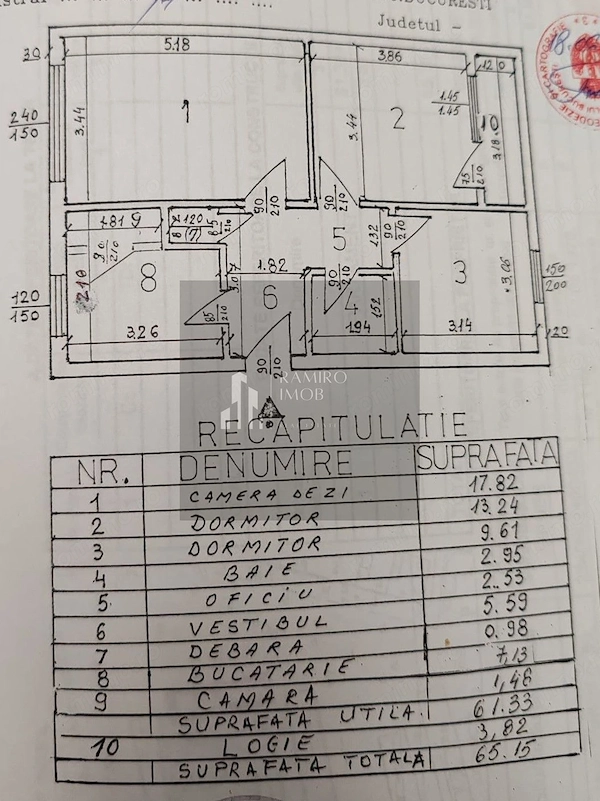 Apartament cu 3 camere, Auchan Titan/ 1 Dec 1918, DE RENOVAT — fotografia 1