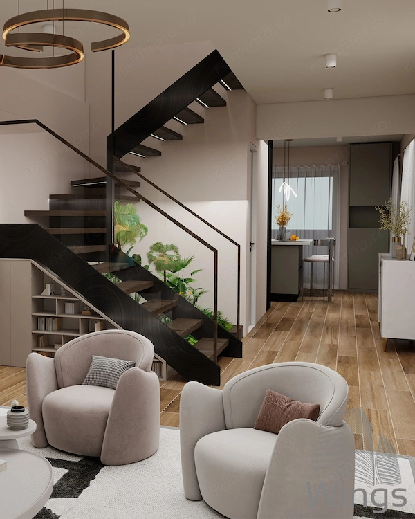 Apartament in Wings 3 camere –94,02 mp + terase panoramice de 74,1 mp — fotografia 1