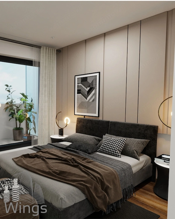 Vand apartament de lux, cu 3 camere in Wings- cu CF! — fotografia 3