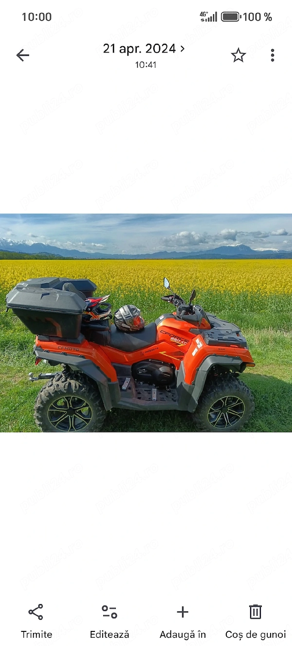 ATV cfmoto 850 xc *2100 km*