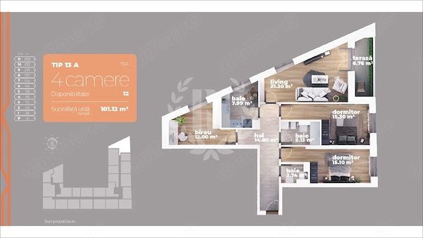 Apartament 4 camere | Imobil Nou | Metrou Sector 3 | Prețuri Promo — fotografia 1