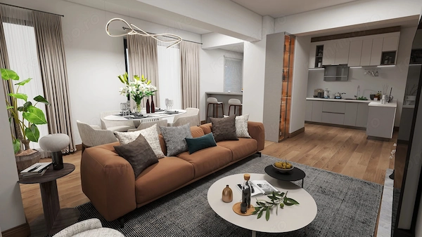 Vand apartament de lux, cu 2 camere in Wings- cu CF! — fotografia 3