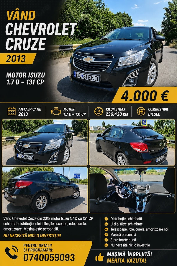 CHEVROLET Cruze 2012 — imagine 15