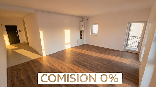 COMISION 0| Apartament 2 camere| 63 mp + balcon 8 mp| Moșnița Nouă — fotografia 1