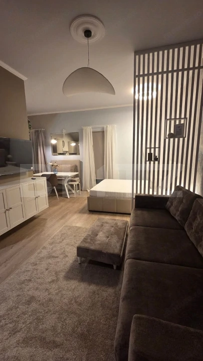 Studio de închiriat, 40 mp, grădină privată și parcare, zona Europa — fotografia 2
