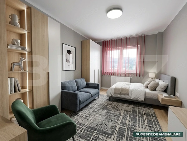 Apartament cu 4 camere, 2 bai și 2 locuri de parcare, Astra — fotografia 3