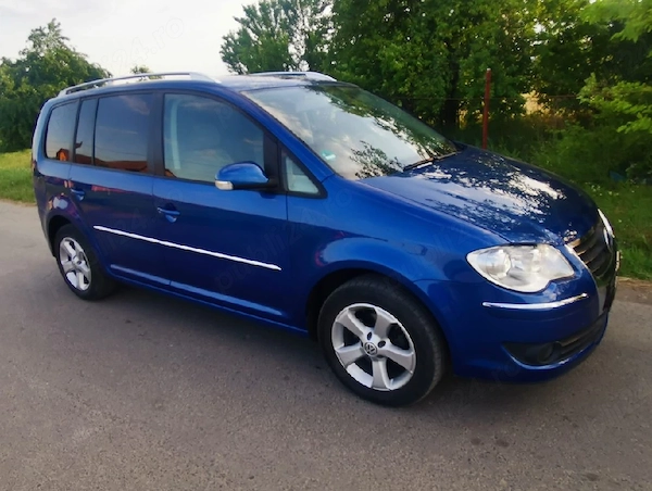 vw touran an 2007 ,2.0 tdi 140 cp highline, xenon,recaro,236770 km