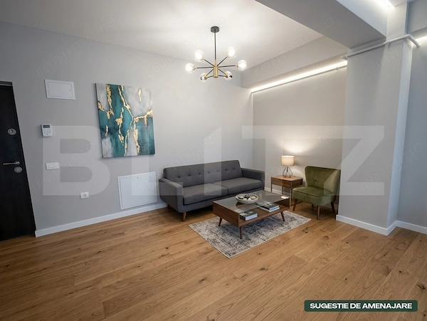 Apartament cu 3 camere, 62 mp, terasa cu panorama, parcare cu CF, zona Terra — fotografia 1