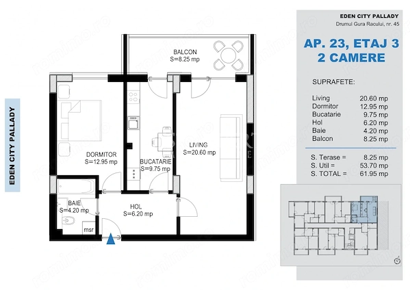 2 Camere decomandate | Încălzire în Pardoseală | Comision 0% | Pallady — fotografia 1