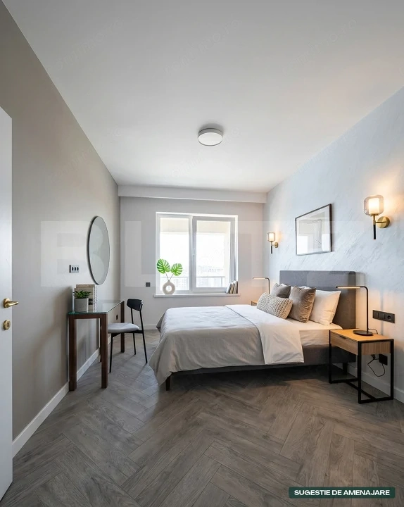 Apartament 2 camere, 48mp, etaj intermediar, balcon, parcare, VIVO — fotografia 3