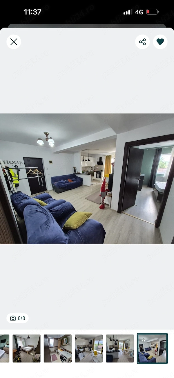 Proprietar vând apartament 3 camere, complet mobilat, în CCR Residence Valea Lupului, Iași — fotografia 3