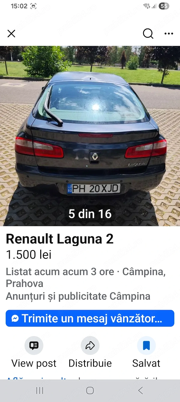 RENAULT Laguna 2003 — imagine 5