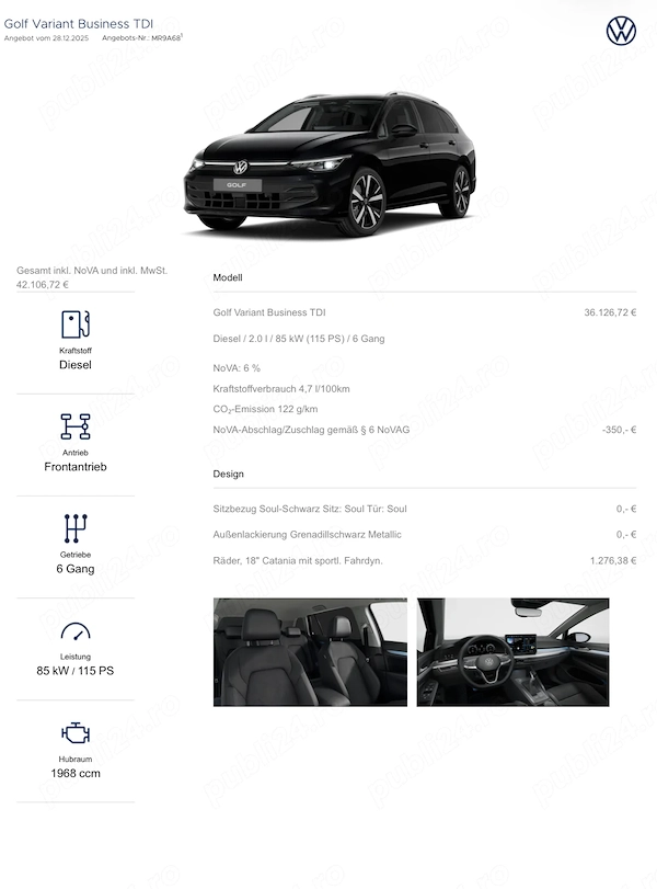 VOLKSWAGEN Golf 2025 — imagine 9