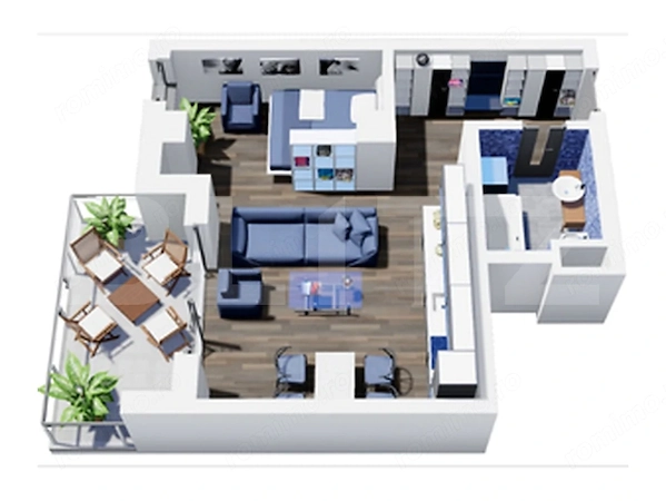 Studio Nou Cu Terasă | 52,70 MP | Târgu Mureș — fotografia 3