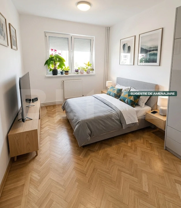 Apartament 3 camere, 58 mp, zona Dâmbu Pietros — fotografia 3