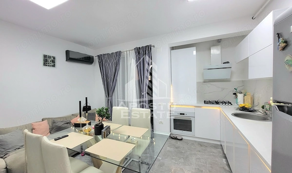 Apartament cu 3 camere,mobilat si utilat modern,Dumbravita,etaj 1 — fotografia 3