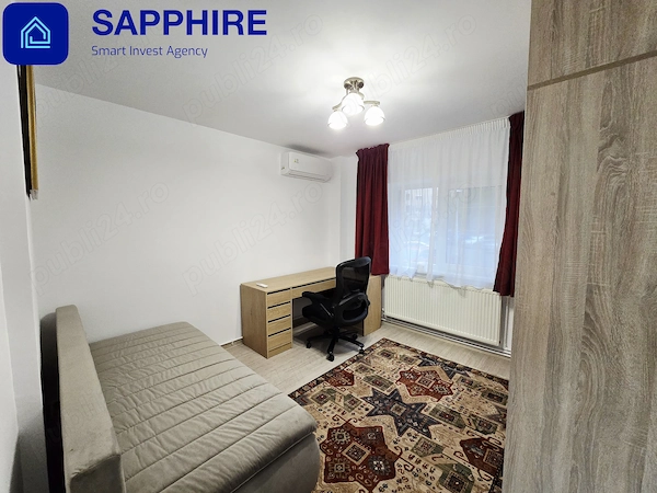 Apartament 3 camere zona 13 Septembrie, prima închiriere, centrală proprie, loc parcare, totul nou — fotografia 3