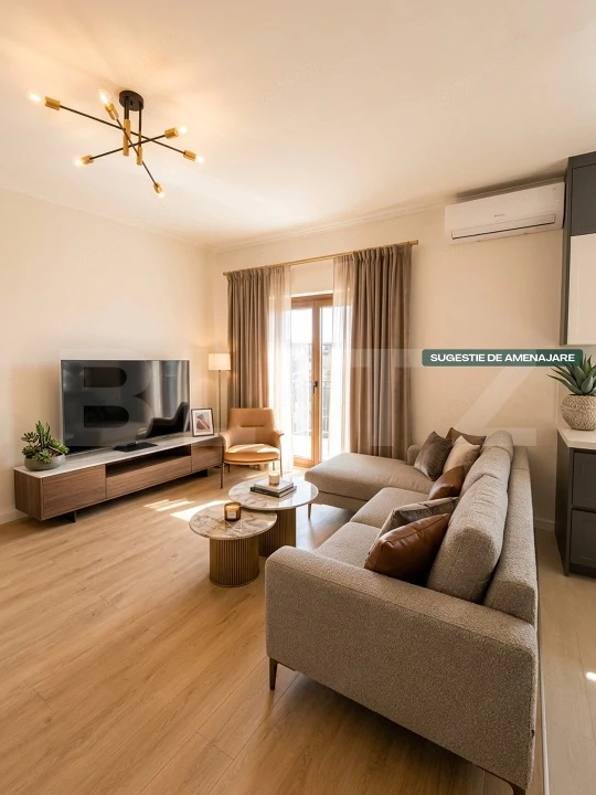 Apartament 2 camere, 46.90 mp, complet utilat și mobilat, zona Braytim- Giroc — fotografia 1