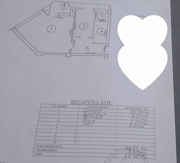 Apartament de vânzare Mazepa str Brailei bloc 2001 Galati — fotografia 1