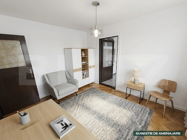 Apartament cu 2 camere, 29 mp, etaj intermediar, zona blv. Decebal — fotografia 1