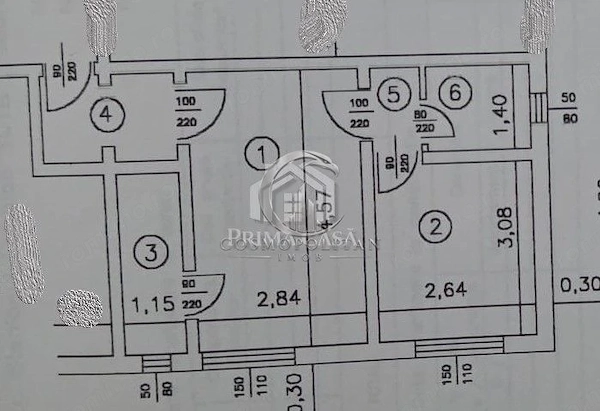 Apartament cu 2 camere zona Crang / Stadion ~ etaj 1din4 ~ confort 2 ~ — fotografia 2