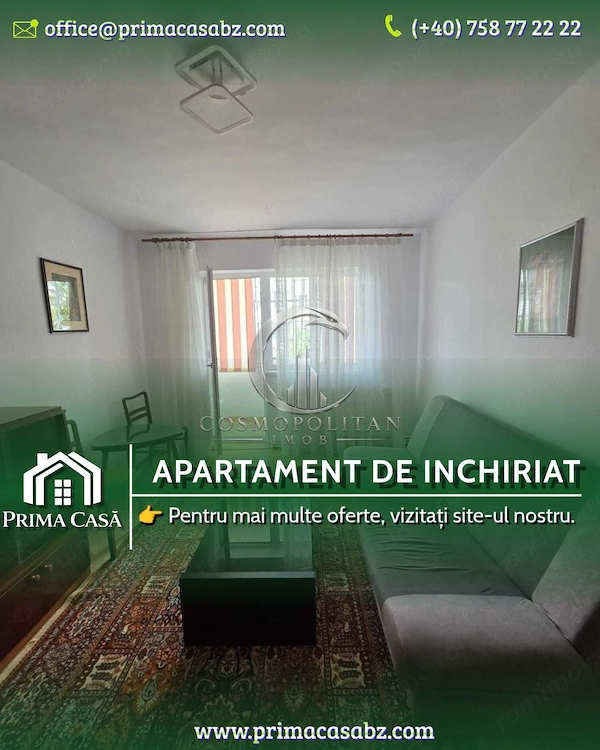 Apartament cu 2 camere de inchiriat ~ zona Crang / Democratiei ~ etaj 3din4 — fotografia 1