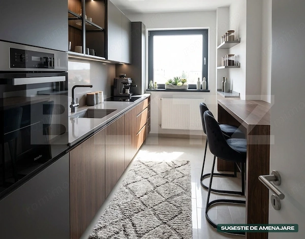Apartament cu 3 camere, 84 mp, parcare subterana, zona - Tractorul — fotografia 3