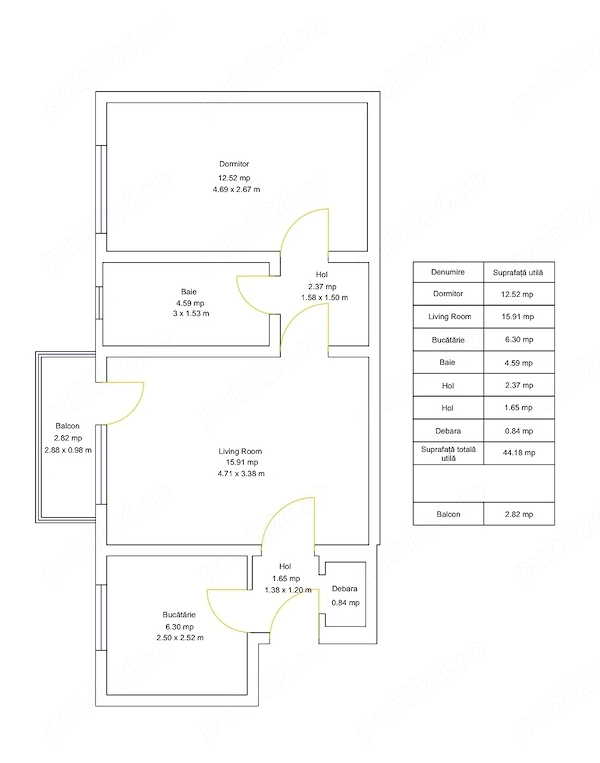 Direct Proprietar | Apartament 2 Camere - Bulevardul Revoluției | Etaj 2 | Negociabil — fotografia 1