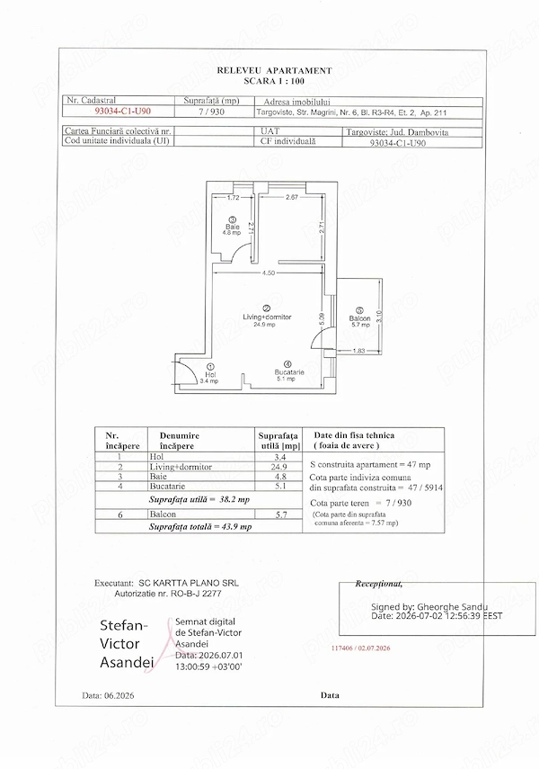 Vanzare apartament CLASS PARK Targoviste — fotografia 1