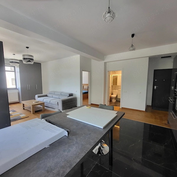 Sisesti, apartament 2 camere lux, 64mp, etaj 1, mobilat, loc parcare dublu, prima inchiriere — fotografia 3