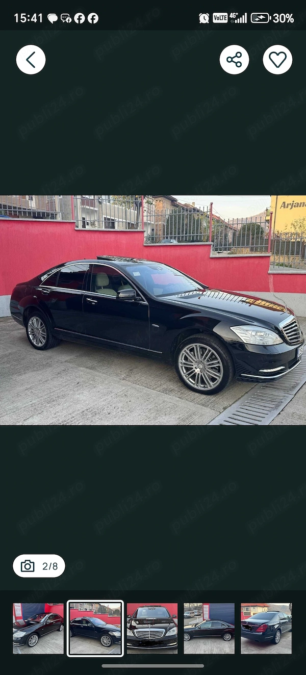 2013 Mercedes-Benz S 350 BlueTEC 4MATIC W221 Facelift cutie 7G-TRONIC , motorina, - Motor defect