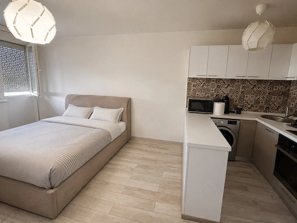 Garsonieră modernă, mobilată și utilată – Calea București, zona Institut/Rotonda — fotografia 1