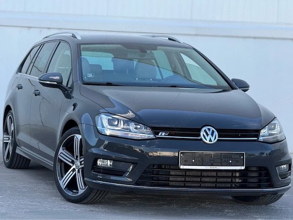 Volkswagen Golf 7 2.0D Automat R-Line 2016 Euro 5 Pachet Crom Full LED culoare deosebită Grii Metali
