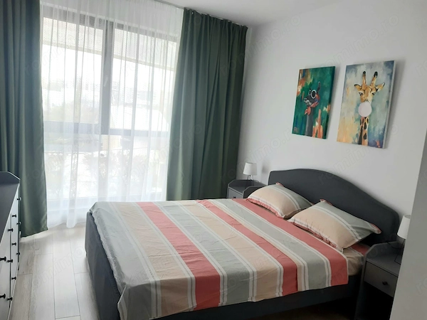 LUJERULUI - PLAZA ROMANIA, 2 camere, etaj 2, 59 mp, mobilat-utilat, bloc nou — fotografia 3